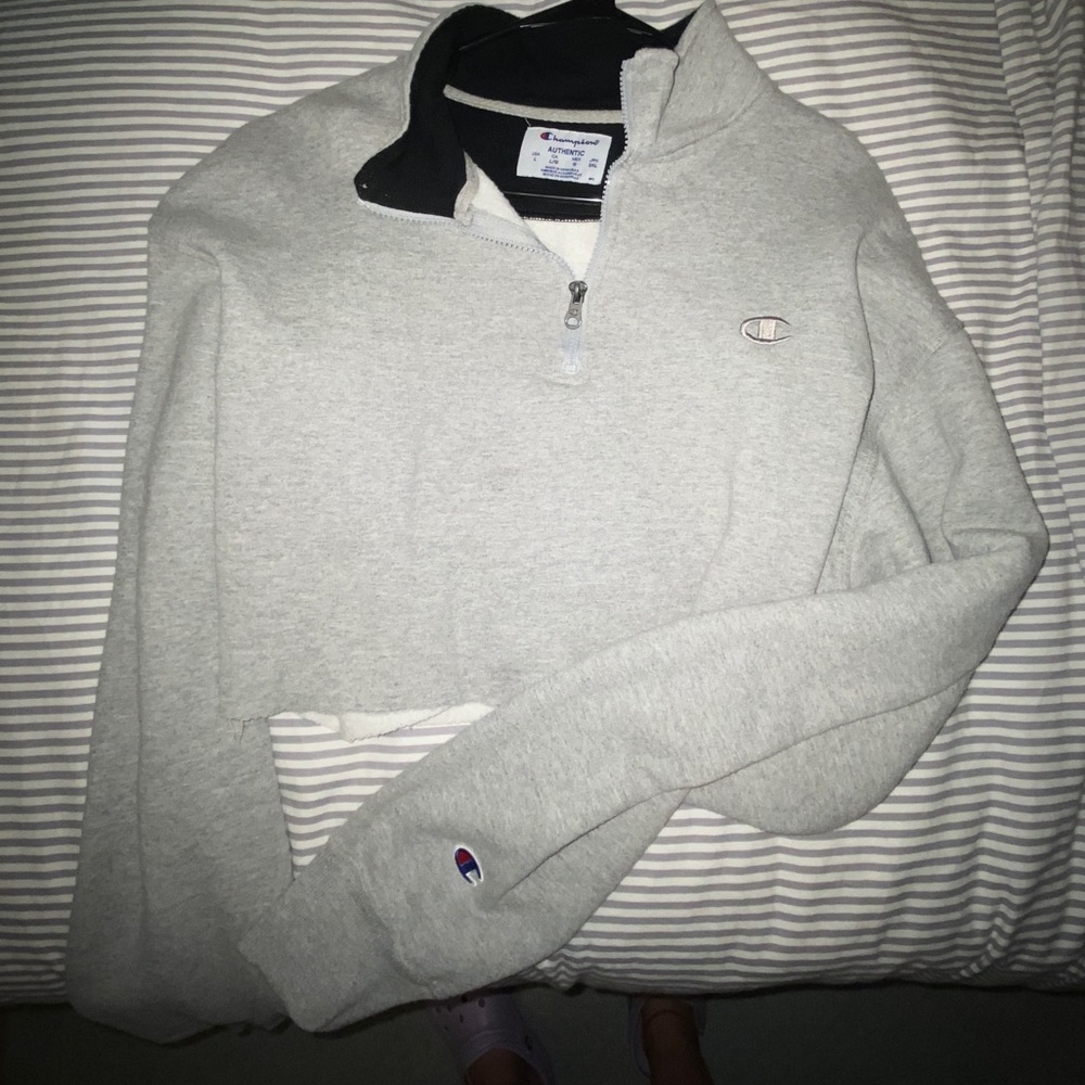 Cropped champion halfzip